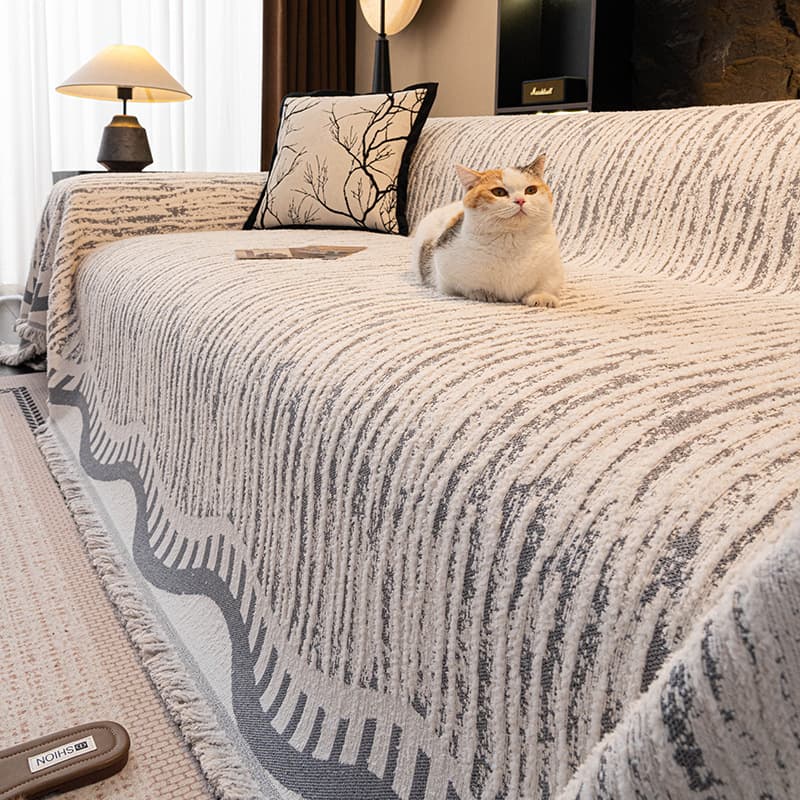 2026 sofa cover cloth, universal for all seasons, non-slip sofa cover blanket, sofa cover, anti-cat scratch sofa cover, universal