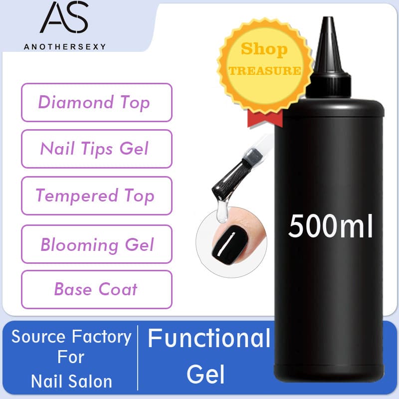 Special nail polish gel for manicure, kilogram pack of functional glue, no-wash sealing base glue, reinforced nail polish gel polish