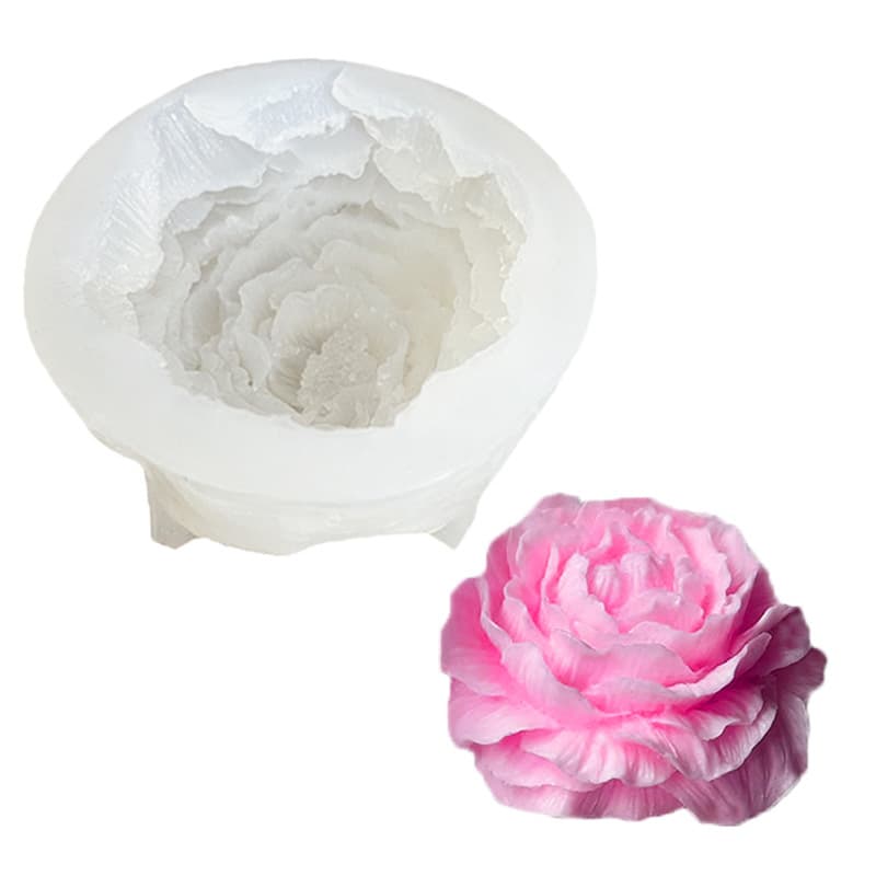 Peony Fragrance Candle Silicone Baking Sugar Cake Decoration DIY Home Goods Aromatic Candle for Cake Tools from Mainland China