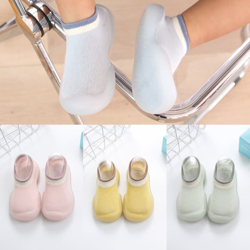 Baby Floor Shoes and Socks Spring and Autumn 2023 New Rubber Soled Lightweight Newborn Soft Soled Toddler Shoes Children's Socks and Shoes Manufacturer