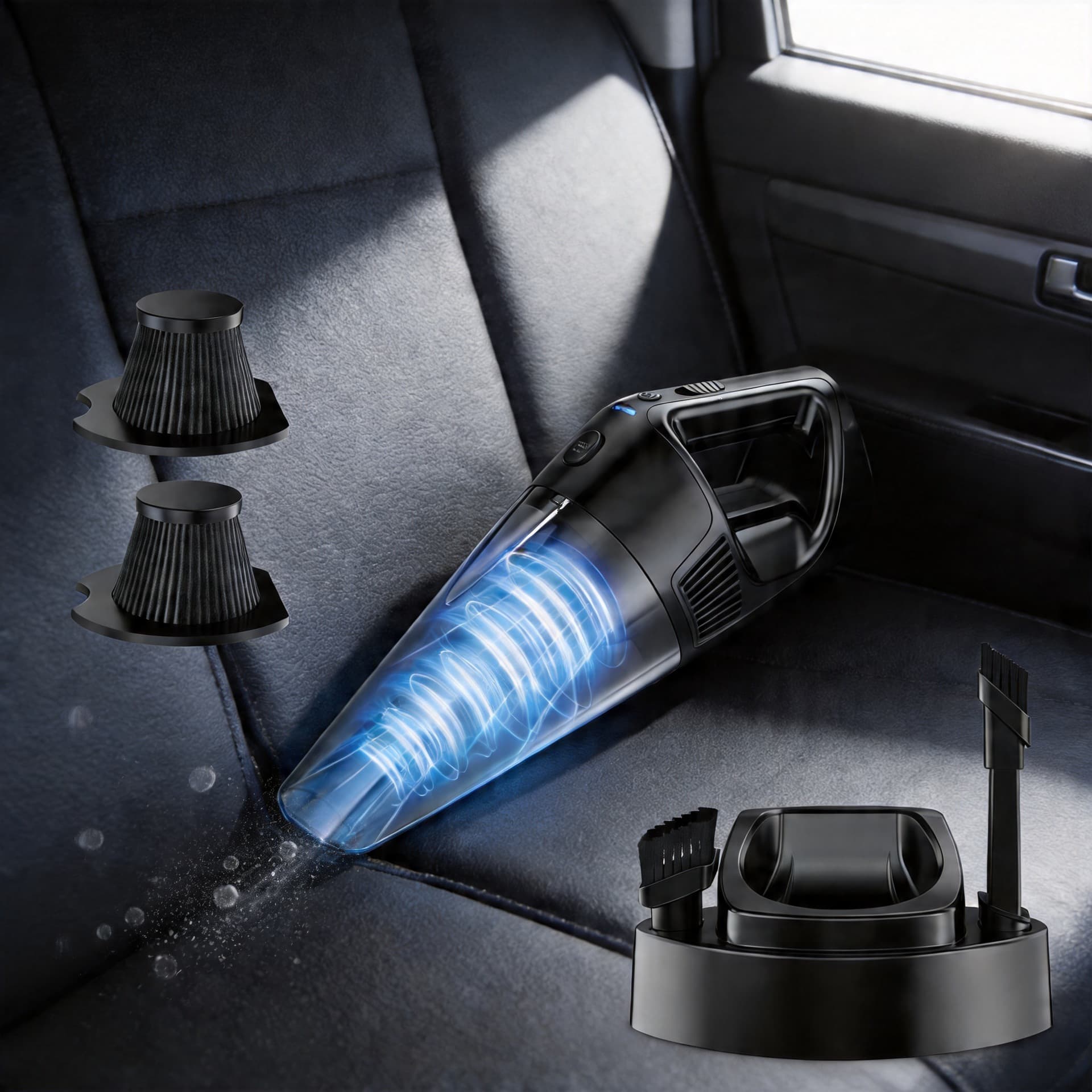 Cross-Border New Model Wireless Car Vacuum Cleaner, Powerful High-Power Handheld Portable Vacuum Cleaner, Specifically for Cars