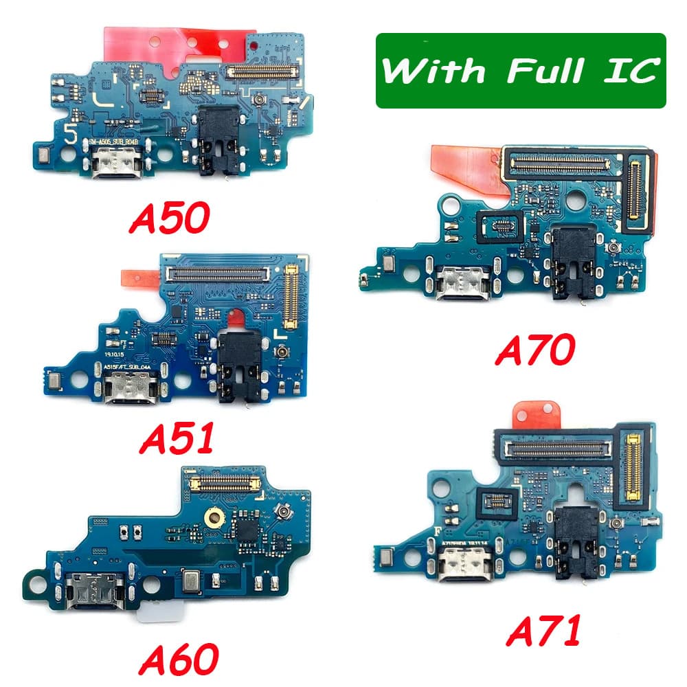 Tail plug board suitable for Samsung A71 A70 A51 A41 A40 A31 A21S A60 A10 with IC