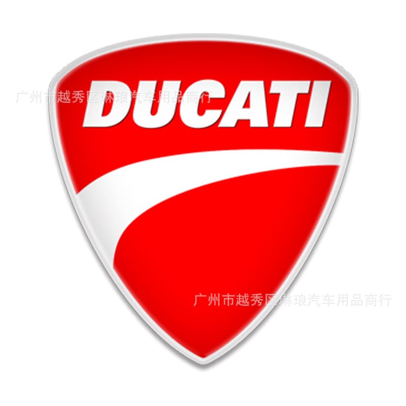 Italian tricolor flag Ducati small glue stickers motorcycle modified parts decorative stickers car stickers body decals