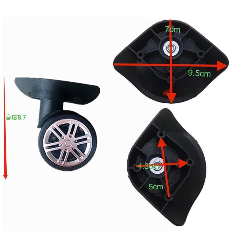Suitcase Wheels, Casters, Universal Wheels, Luggage Wheel Accessories, Travel Case Parts