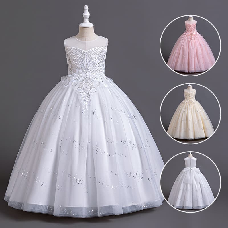 Kids Princess Flower Girl Birthday Party Amazon Tulle Vest Dress
