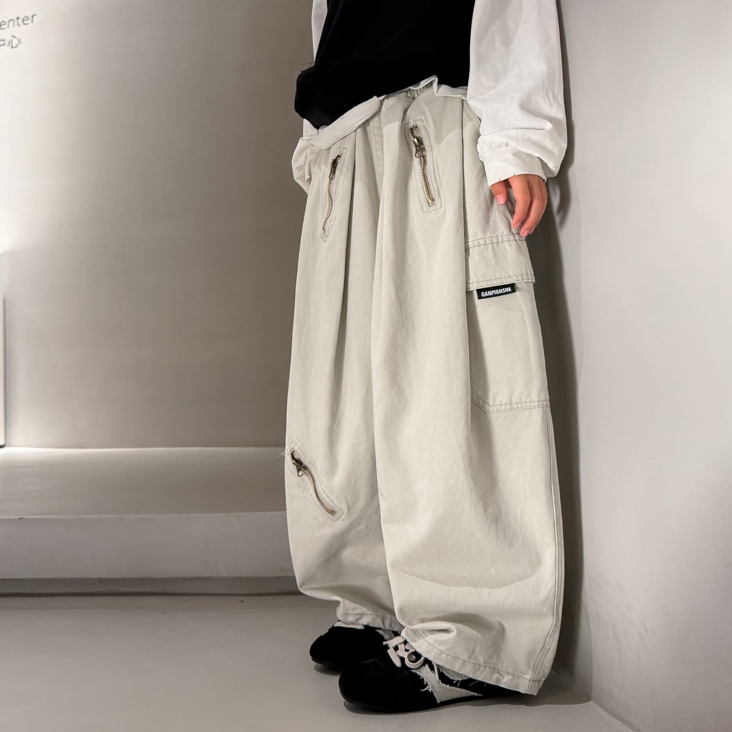 Boys' Pants Spring/Autumn 2026 New Mid-Large Children Spring Curved Knife Pants Boys Spring Straight Work Pants Trendy