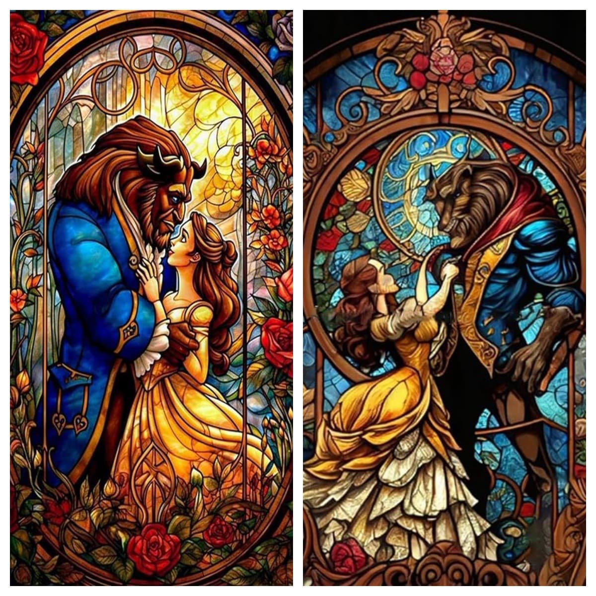 2-Piece Diamond Painting Kit for Adults, Diamond Art for Living Room Decoration, Amazon Cartoon Diamond