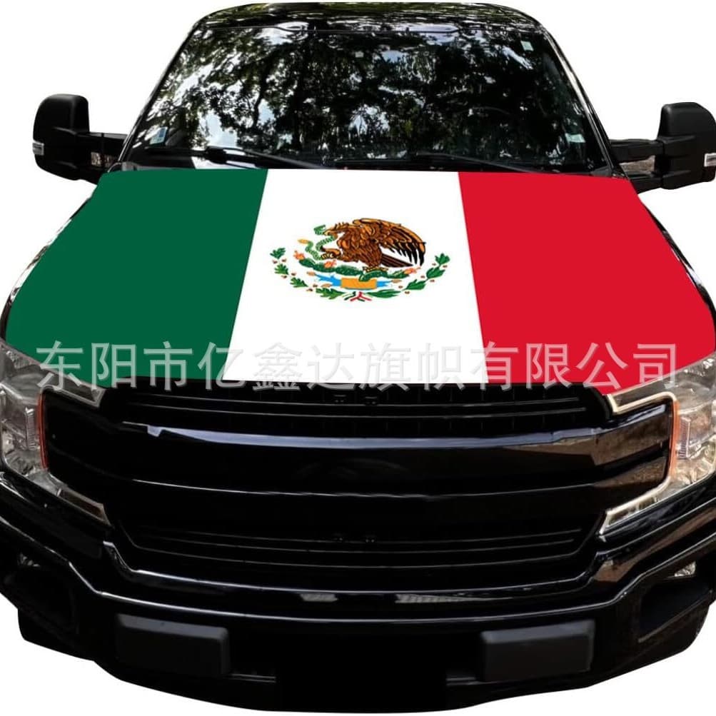 Cross-border American Flag Independence Day Car Hood Cover Engine Cover, Car Side Mirror Cover