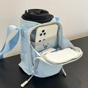 Outdoor Travel Water Bottle Bag, Multi-Compartment Crossbody Bag for Men and Women, Running Sports Phone Pouch