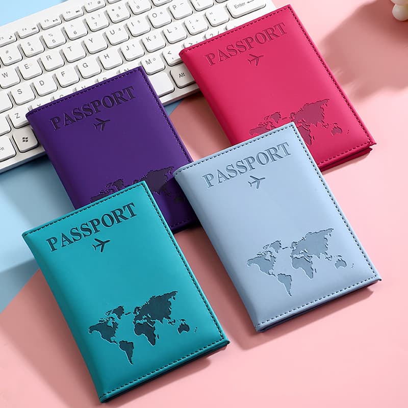 New Cross-Border Bestseller Passport Cover PU Passport Holder Ticket Organizer Wholesale Factory Direct