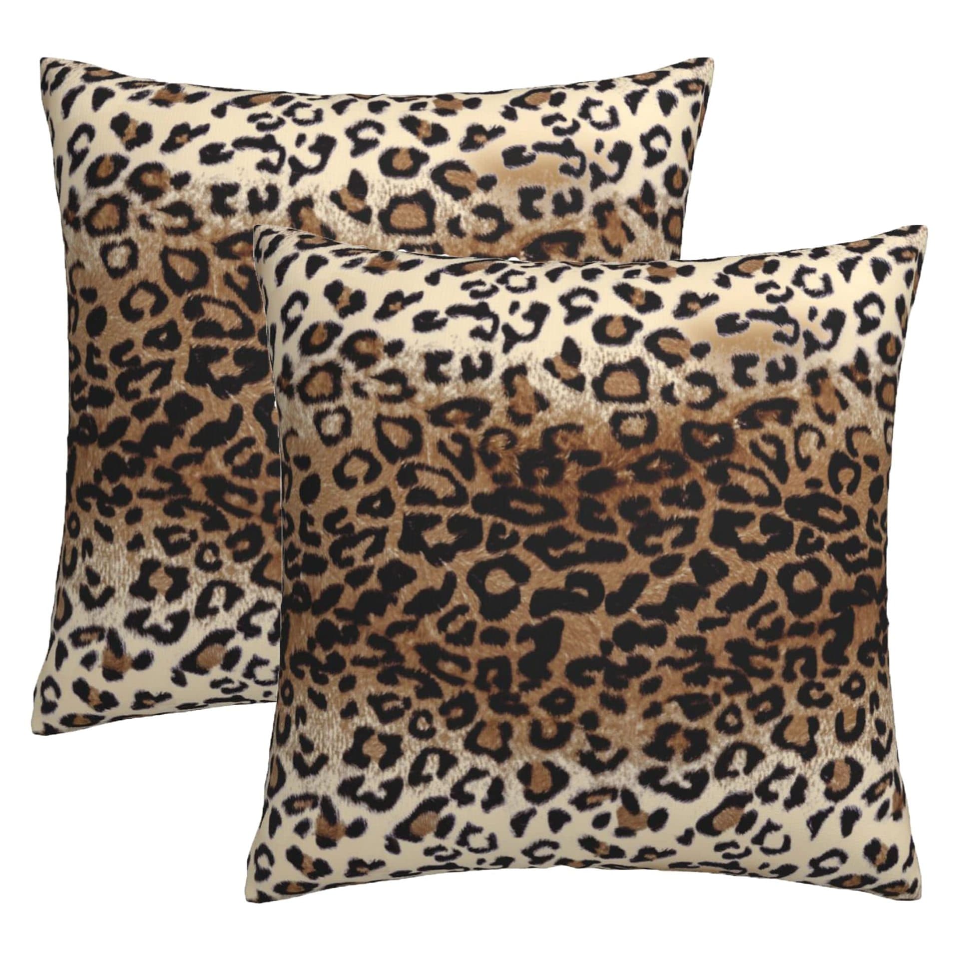Cross-border trade classic leopard print floral multi-theme pillow cover digital print removable home cushion cover