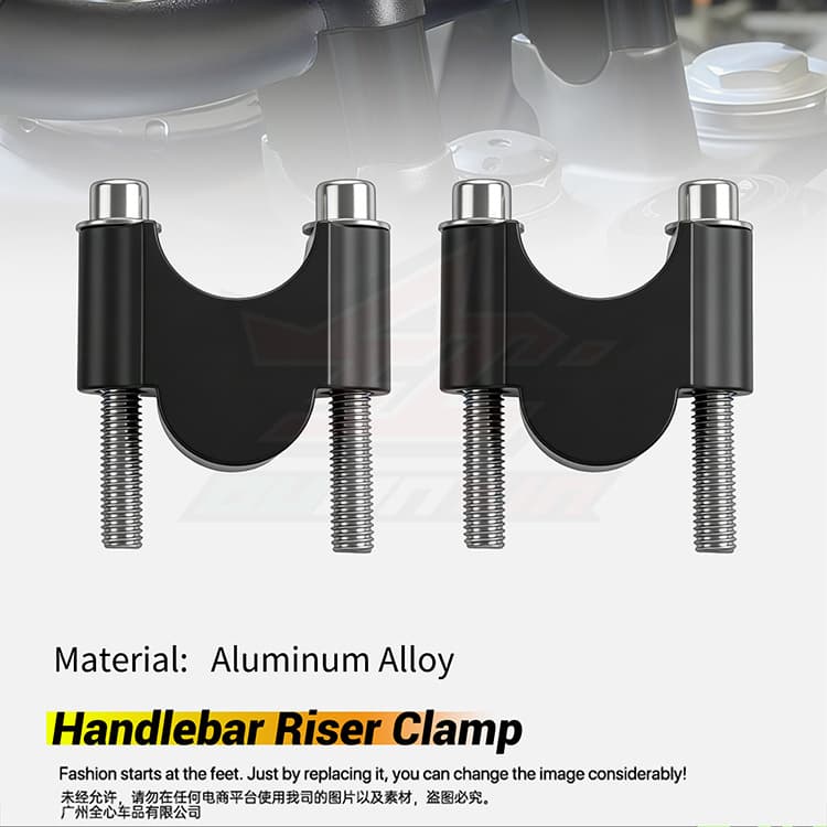 Motorcycle Accessories Modified Handlebar Riser CNC Aluminum 28mm Universal Heightening Code