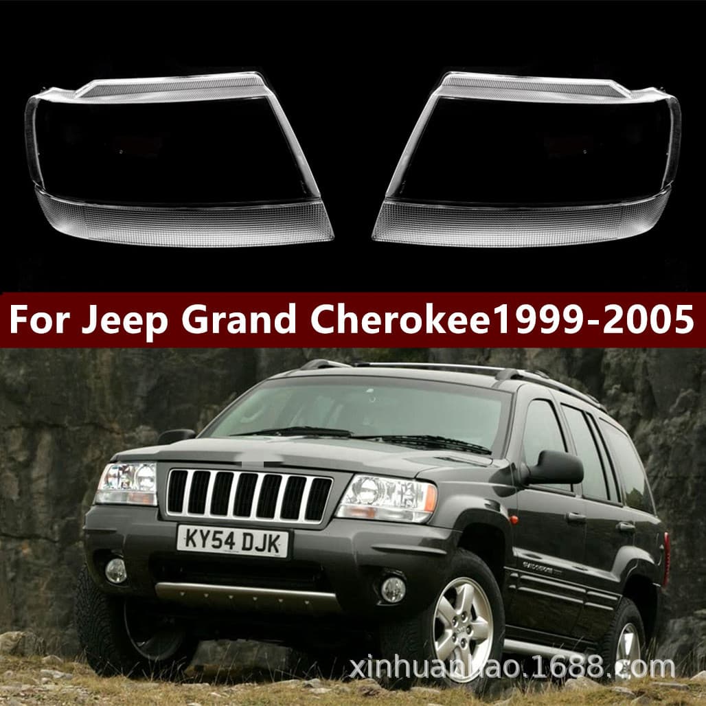 Headlight Lens Cover for Jeep Grand Cherokee 99-05 Grand Cherokee Lamp Cover Housing