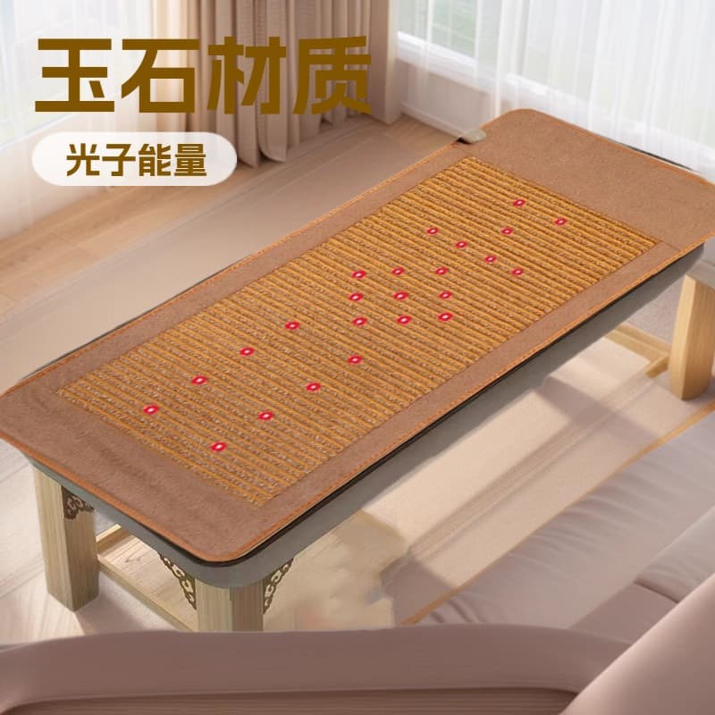 Jade Heating Mattress, Far Infrared Photon Energy Mattress, Magnetic Light Wave Heat Therapy, Hot Compress and Sauna Photon Bed