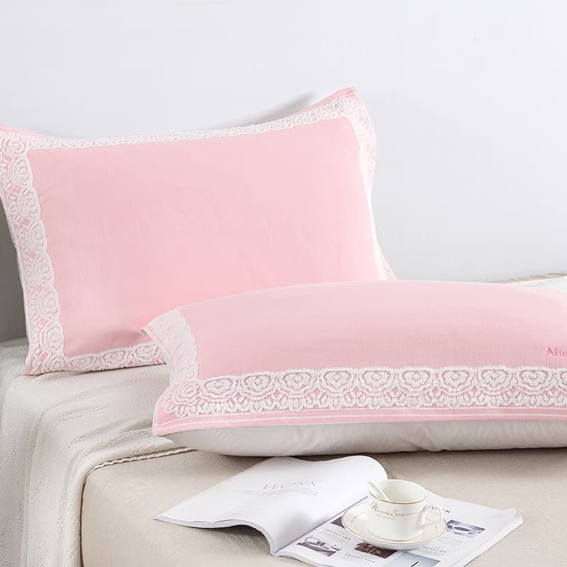 A pure cotton gauze pillowcase, all-cotton single pillow towel, European-style high-end adult couple's home cotton pillow towel