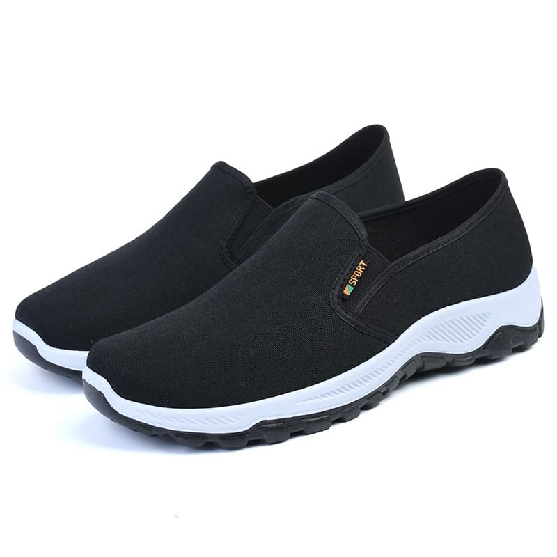 Spring Bestseller Men's Beijing Cloth Shoes, Slip-On Soft Sole Soft Upper Slip-Resistant Wear-Resistant Hiking Sole Comfortable Breathable