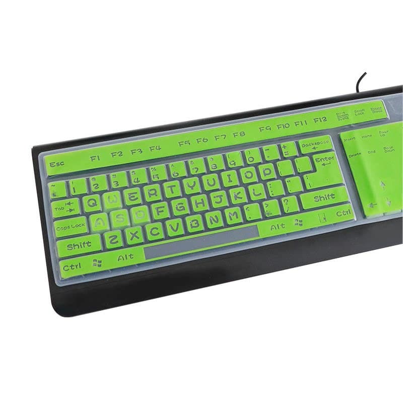 Keyboard protective cover dust-proof and waterproof film desktop bumpy transparent silicone protective cover notebook keyboard membrane pad