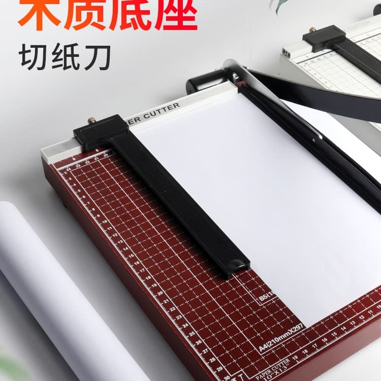 Paper Trimmer Paper Cutter Guillotine Photo Cutter Office Cutting Knife Guillotine Cutter Financial Voucher