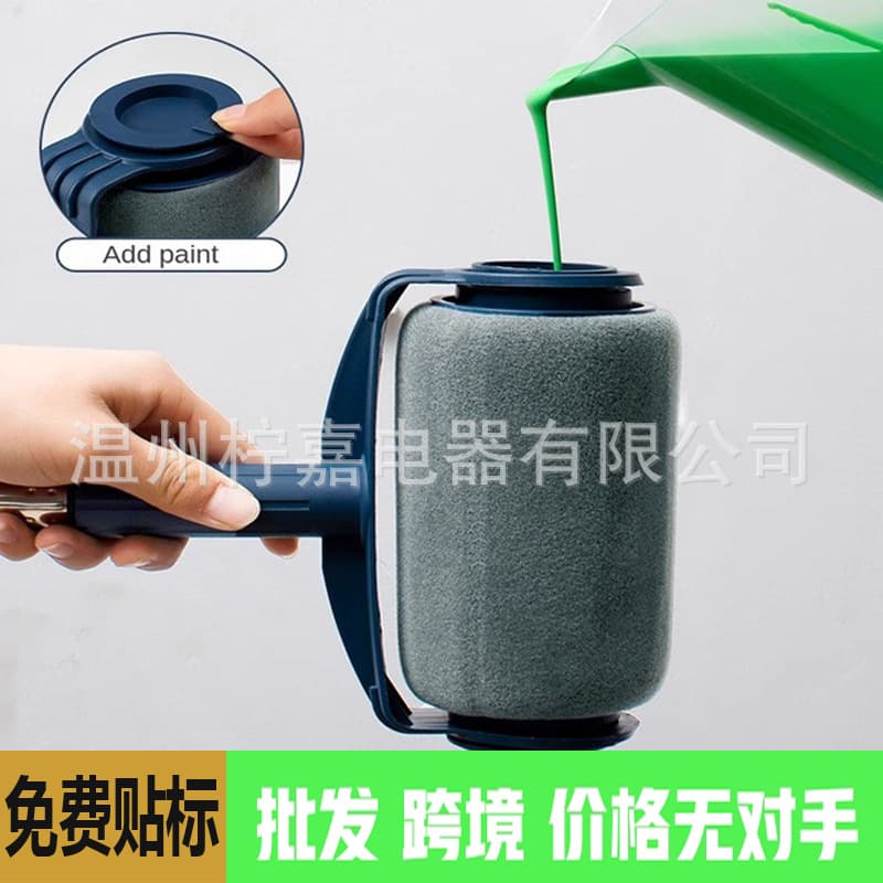Cross-border latex roller paint brush dead corner fine hair roller paint brush tool wall paint roller brush wall roller core set