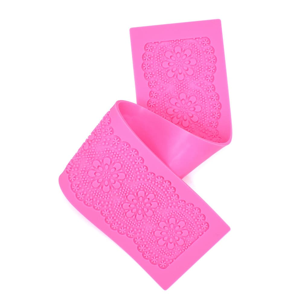 Lace Fondant Lace Mat, Cake Lace Decoration Tool, Lace Soap Mold, Western Baking Pastry Lace Mat