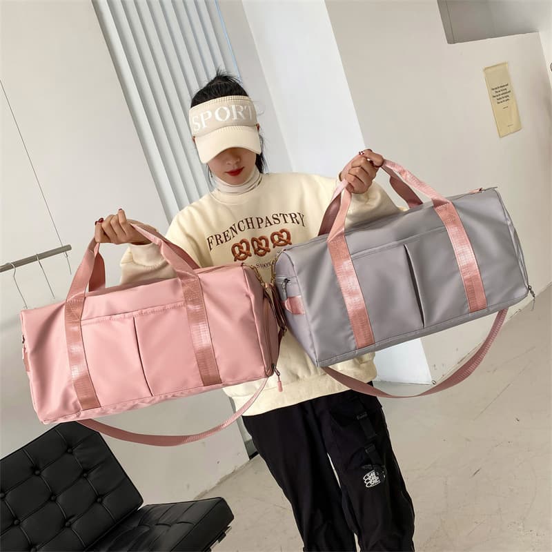Unisex Fitness Bag Waterproof Nylon Dry Wet Separation Swimming Yoga Training Bag Crossbody Travel Bag for Men And Women
