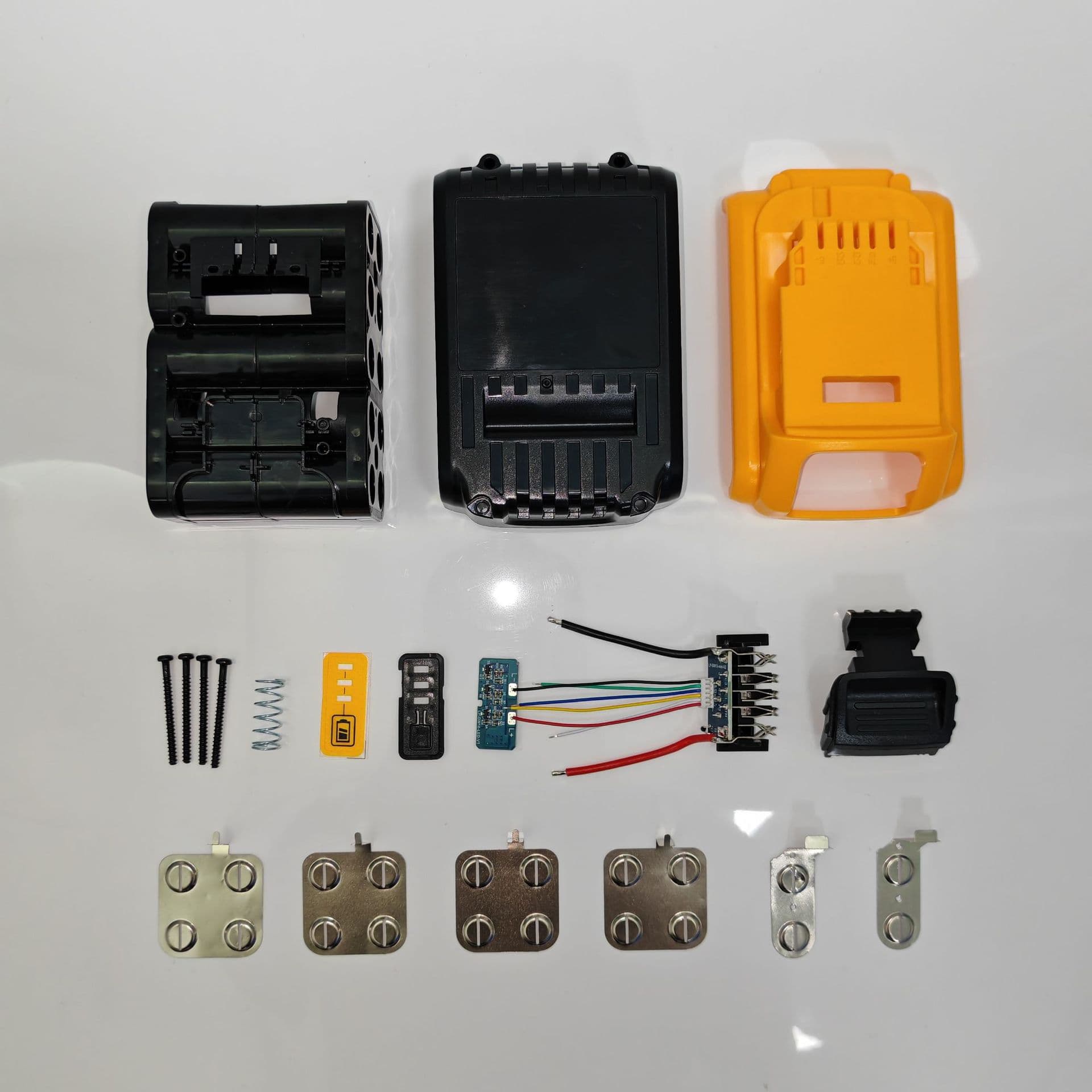 Replacement for DEWALT 20V Battery Kit DCB206 DCB184 6.0AH 10-Cell 18650 Full Frame