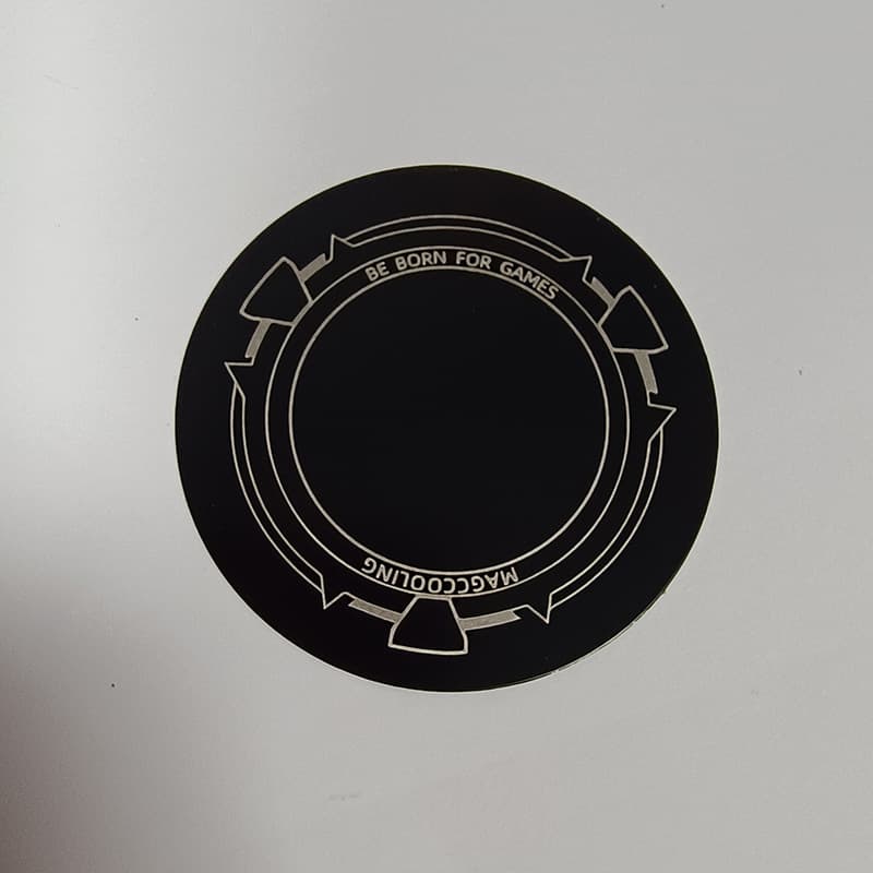 Professional 55 60 90 Heat Sink Magnetic Sheet for Phone, Computer, Tablet, Laser Engraving Pattern