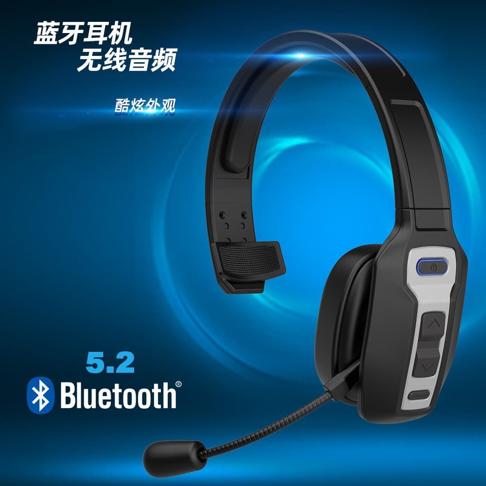 Amazon Best Seller Truck Driver Bluetooth Headset Business Wireless Headset ENC Noise Cancelling Headphones