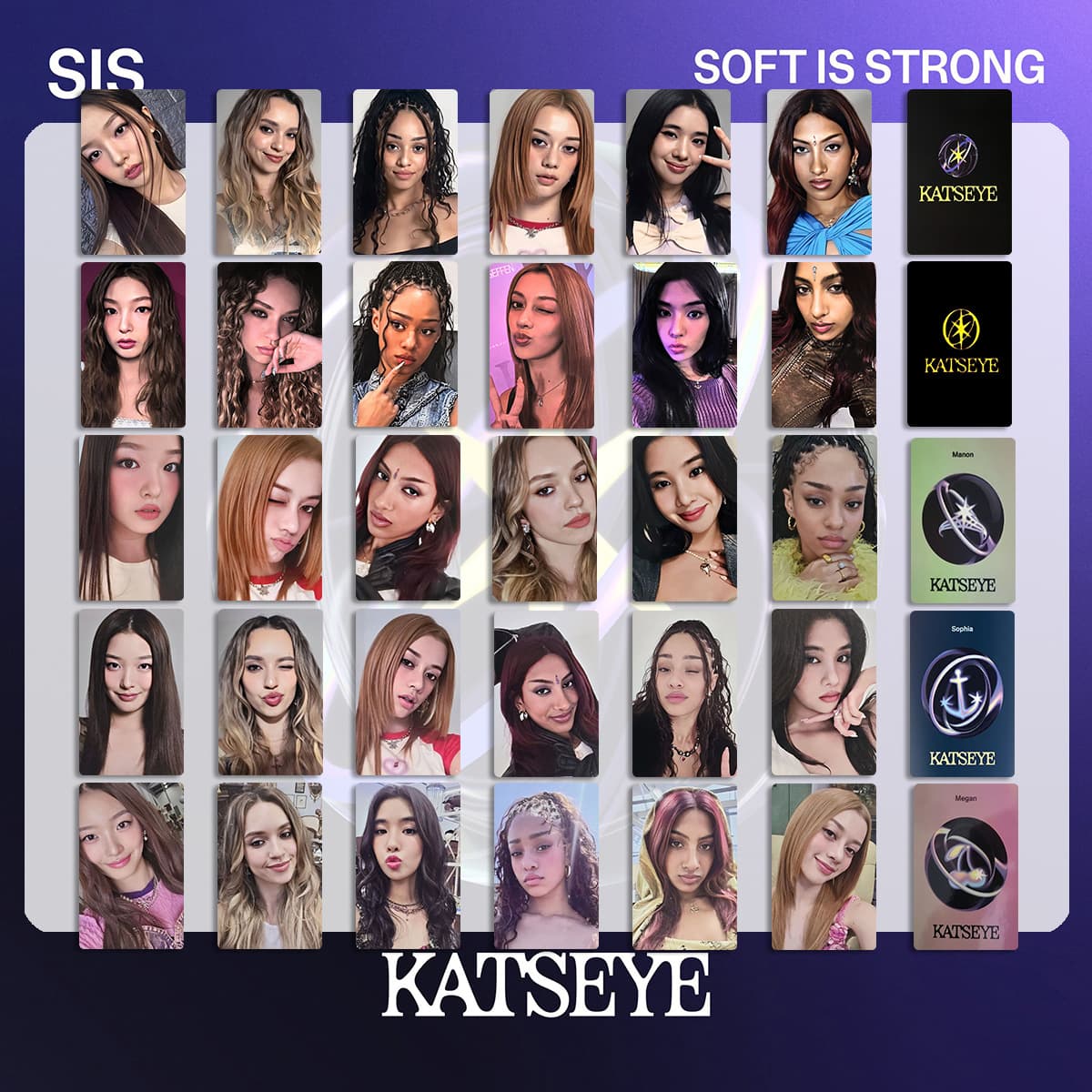 KATSEYE SIS Soft Is Strong Photocard Random Card EYEKONS