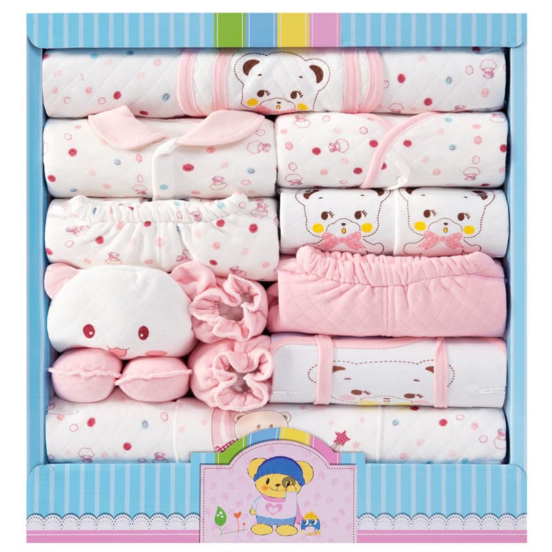 Autumn and Winter Thickened Baby Clothes Pure Cotton Newborn Gift Box Newborn Baby Underwear Suit Maternal and Child Supplies