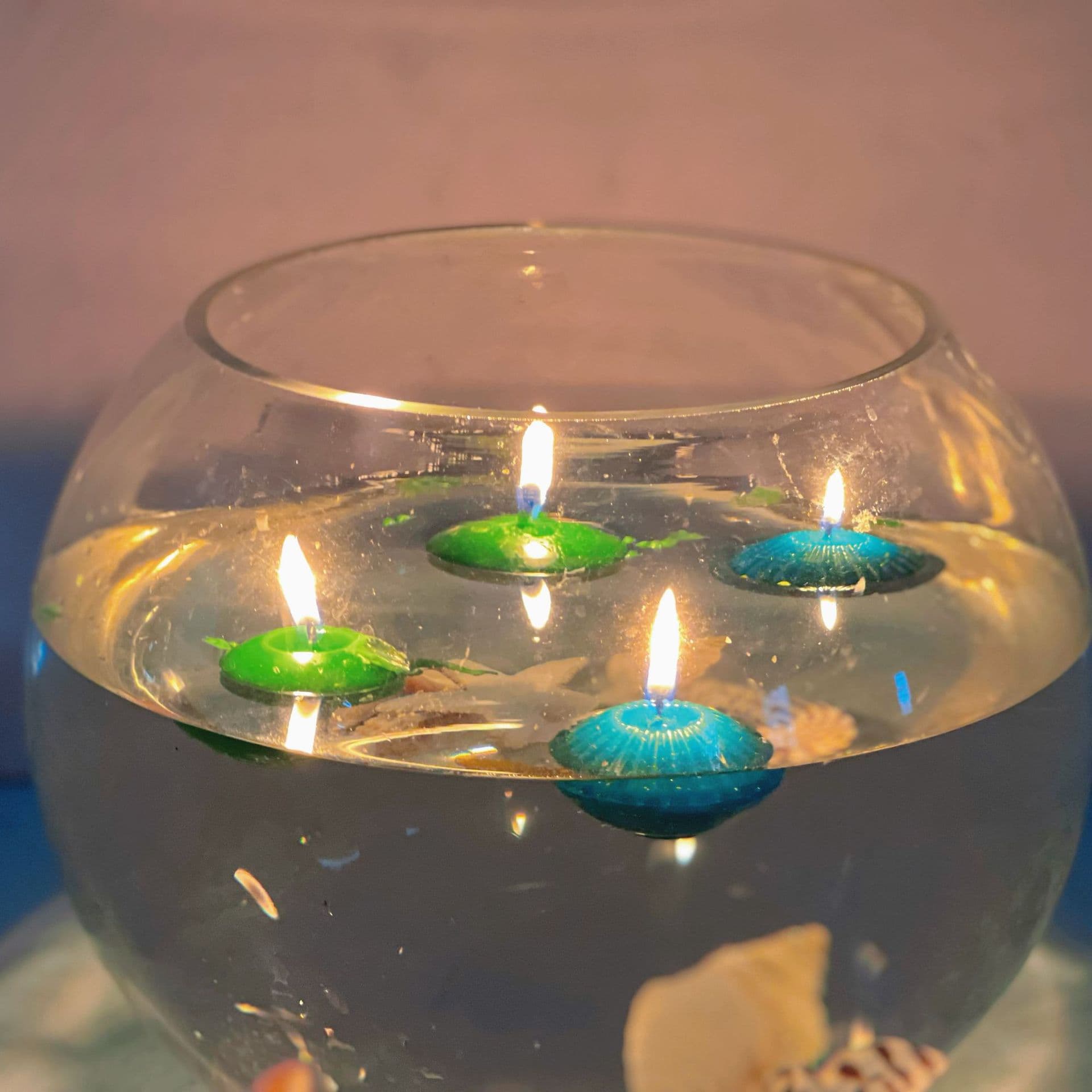 Floating Candle Plastic Candle Mold Water Floating Cake Ball Chain Cake Mold DIY Mould Kitchen Baking Tools