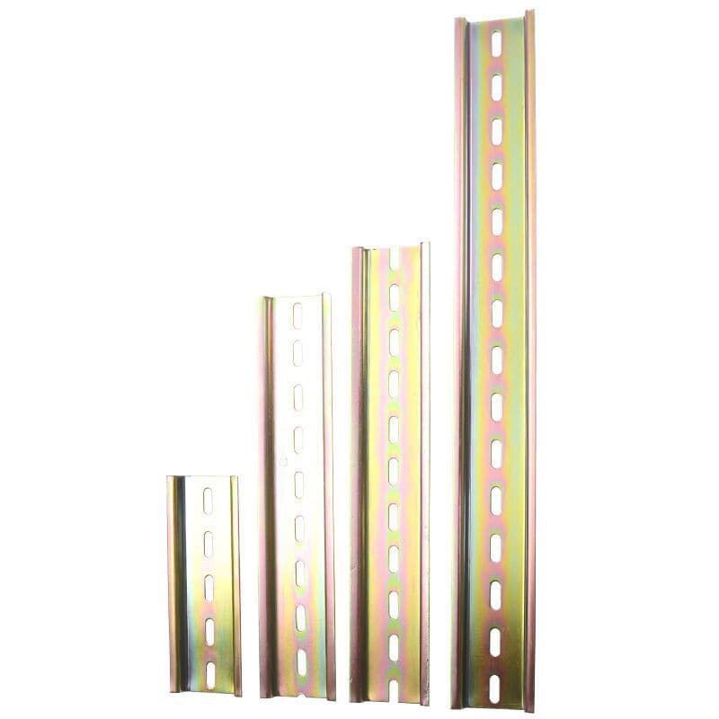 Factory wholesale C45 guide rail 35mm standard caliper rail DZ47 circuit breaker leakage current caliper rail galvanized guide rail