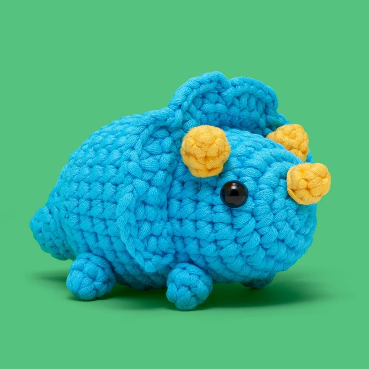 Cross-border best-selling DIY rhinoceros crochet kit with English tutorial video