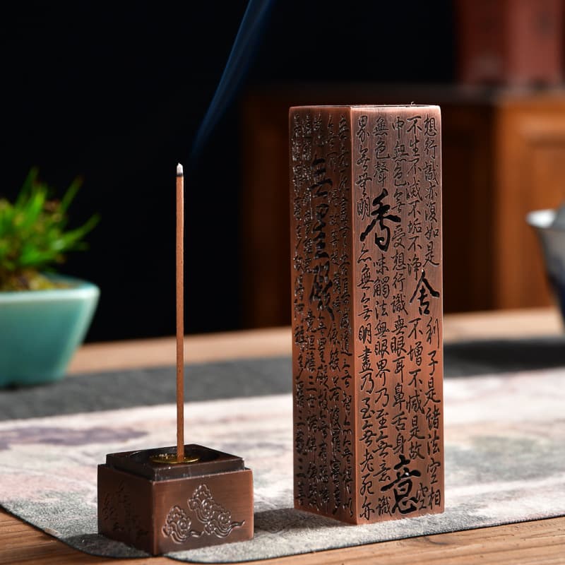 High-Temperature Fired Metal Incense Holder Creative Vintage Incense Tray Home Decor Incense Stand Incense Base Wholesale