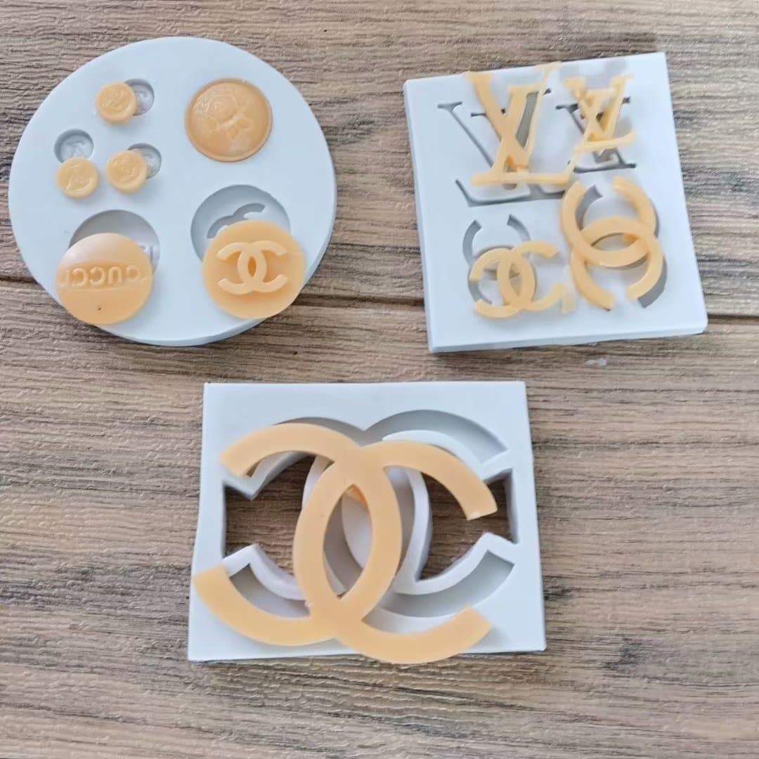 Various shapes of women's bags, brand-shaped cake decoration molds, fondant chocolate liquid silicone molds