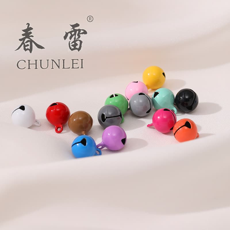 12mm Colorful Painted Bell, Candy Color Bell, Pet Collar, Bell Accessory, Keychain, Pendant