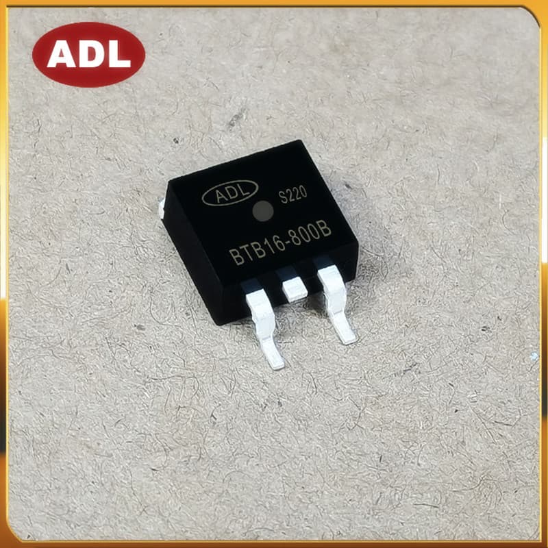 Aodeli BTB16-600 Non-Insulated Bidirectional Triac TO-263, 16A Current, BTB16-800