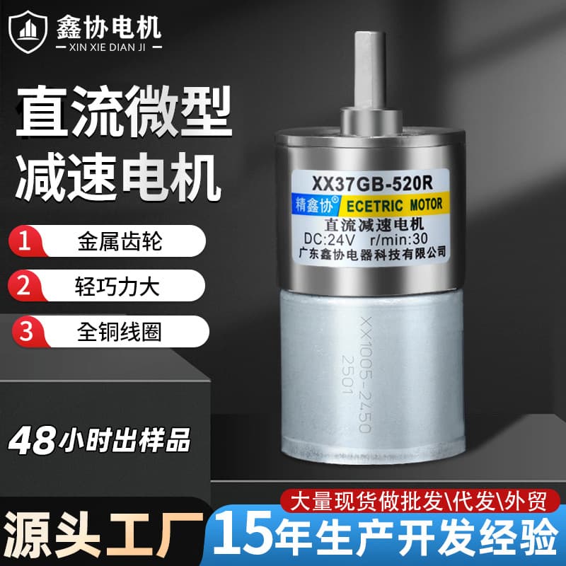 Micro DC Motor Speed Reducer Robot Automatic Stir-Fry Machine Universal 12V Toilet Mini Horsepower Brushed Motor CE Certified