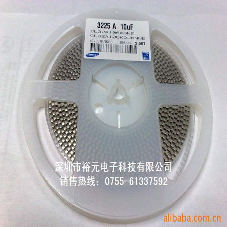 Samsung Ceramic SMD Capacitors Full Range, 1210 106K 25V Precision SMD Capacitors