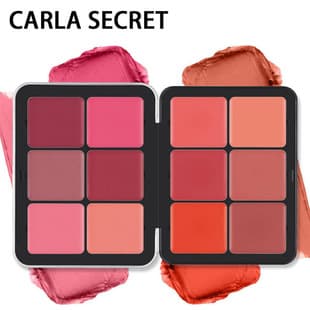 Cross-border Temu Amazon Iron Box Blush Palette Matte Long-lasting Concealer Pearl Shimmer Brightening Multi-color Blush Cream
