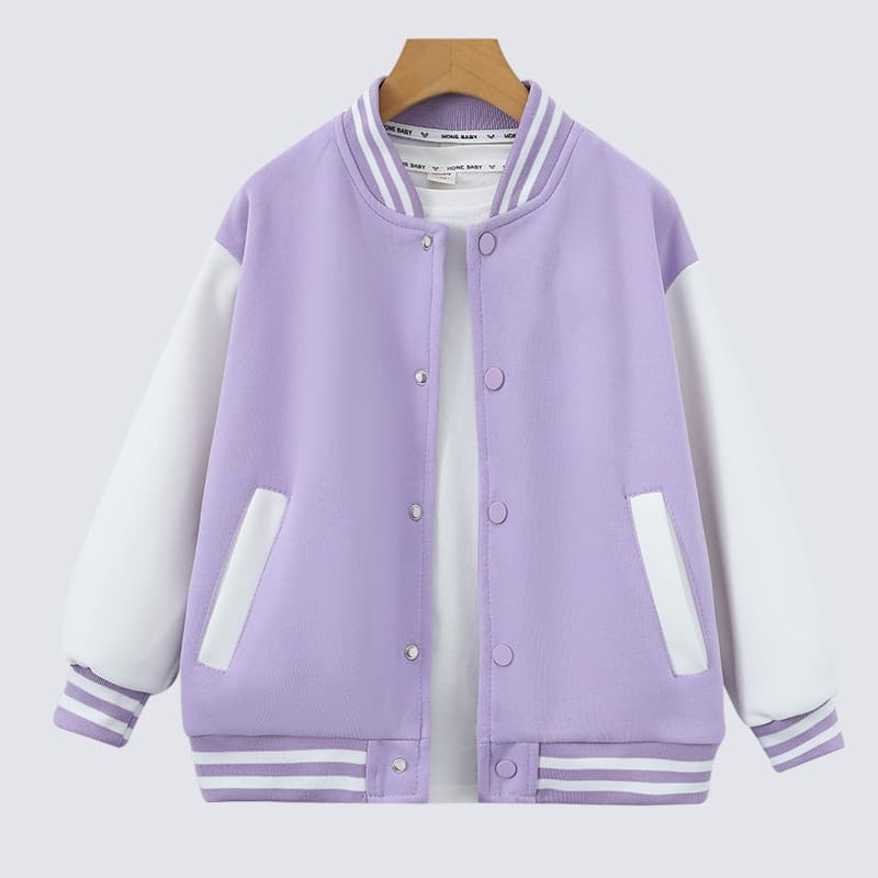 Stylish Children's Baseball Jacket New Model Autumn Collection Casual Style Korean Version For Girls Infant Top