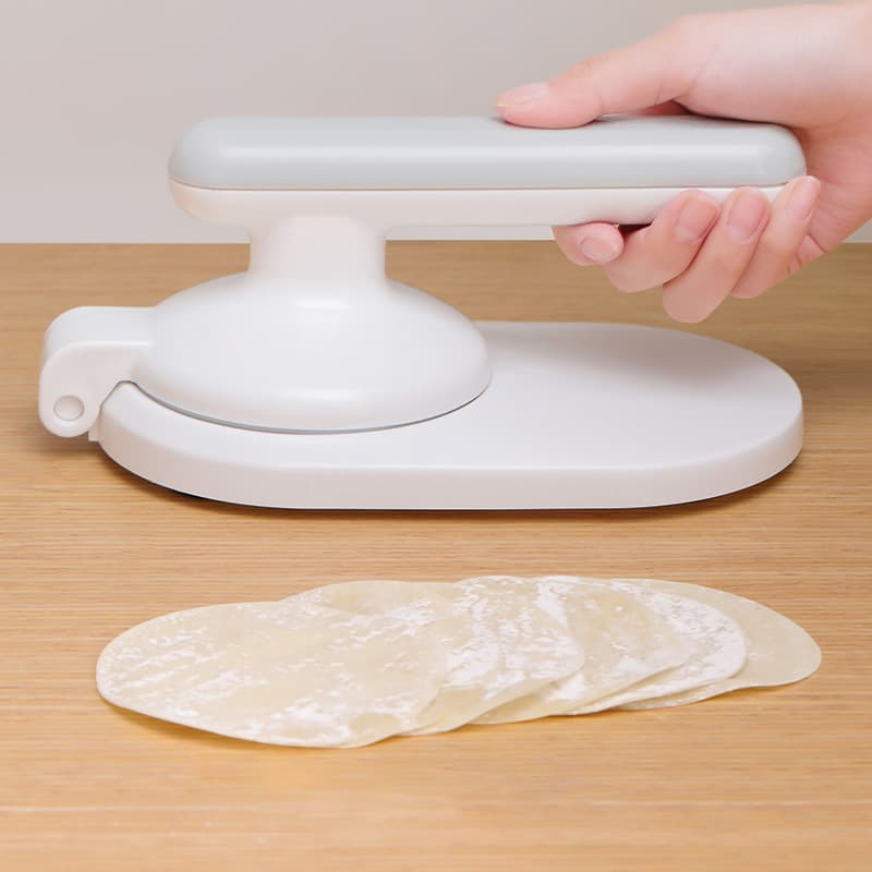 One-Step Dumpling Wrapper Press Tool Home Use Dumpling Bun Mold Rolling Pin Dough Press Tool