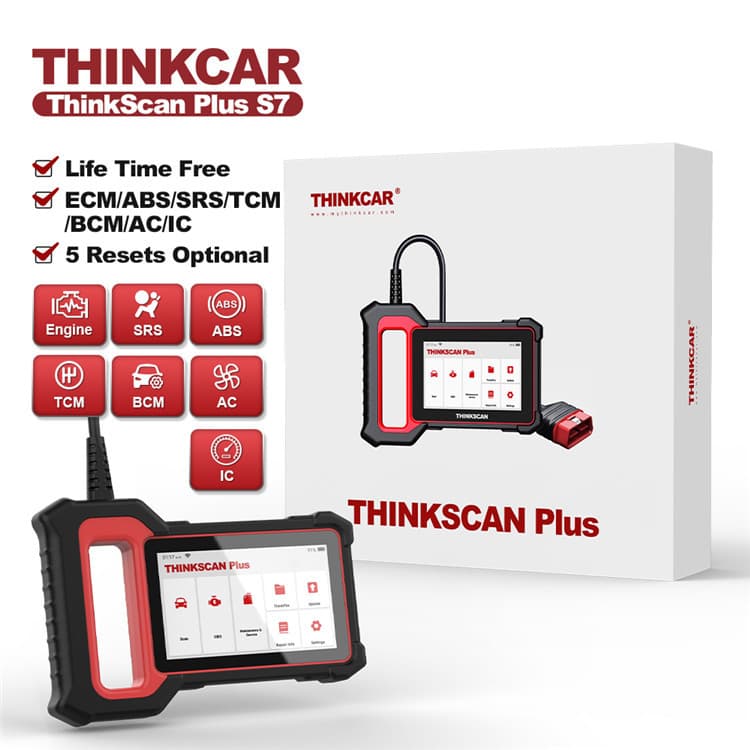 THINKCAR Thinkscan Plus S7 car computer fault scanner 7 system diagnostic tool