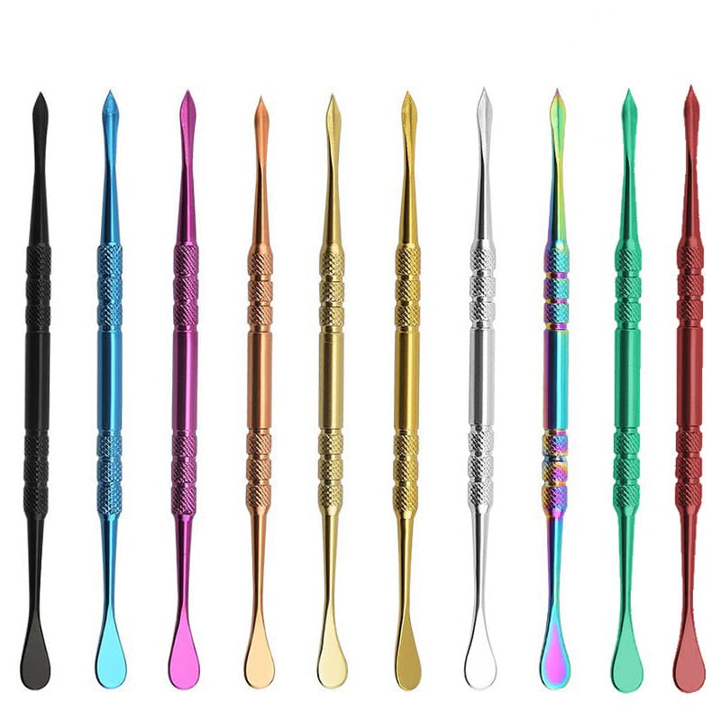 Factory wholesale pipe picks, stainless steel tobacco paste spoons, tobacco cleaning tools, candle carving tools