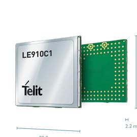 Telit LE910C1EX06T061100 LTE Cat 1 4G Module Negotiable