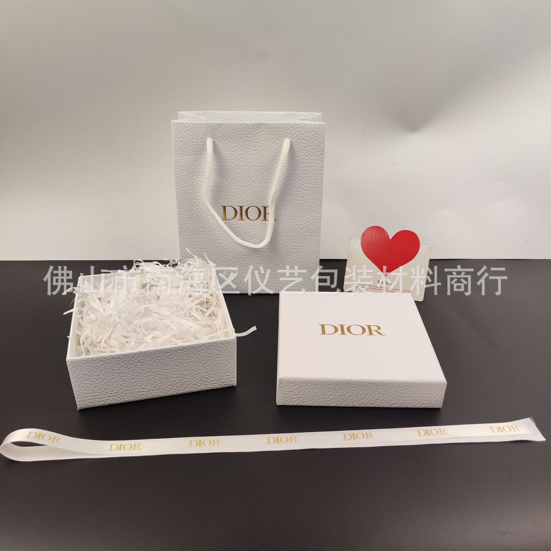 Golden Dijia Flower Perfume Box Upper and Lower Covers Air Cushion Handbag Packing Box Empty Box Gift Box Shopping Bag Paper Bag