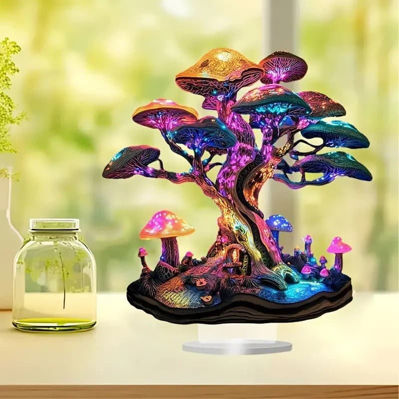 Cross-border acrylic standee ornament in stock, craft decoration for Mother's Day, Father's Day, Halloween, and Christmas gifts