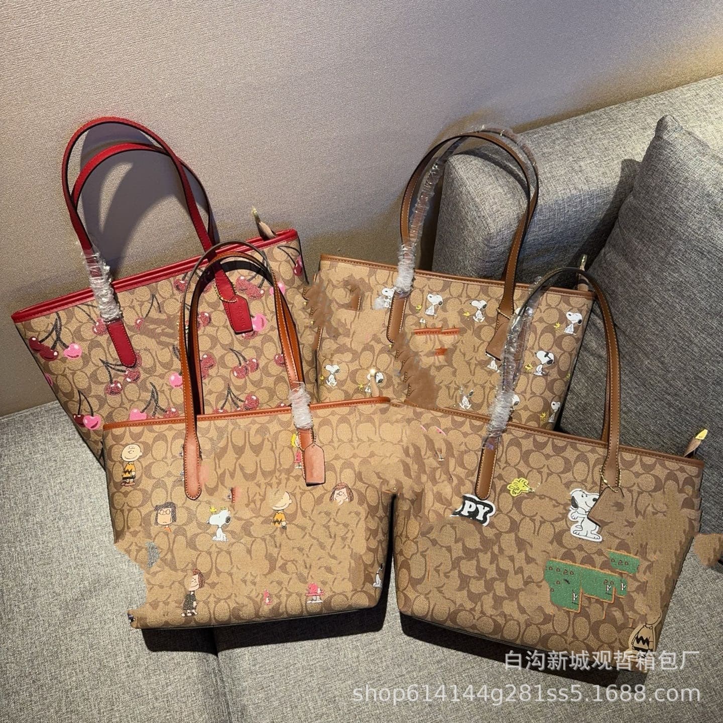Koujia Women's Bag 2025 New Fashion Printed Tote Bag Large Capacity Shoulder Bag Cross-border Wholesale Lady Trendy Bags
