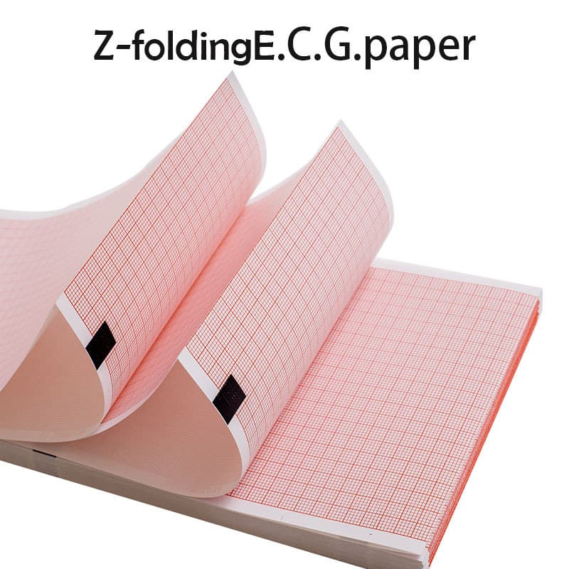 Customized electrocardiogram fetal monitor printing paper Z-fold medical instrument recording paper 210 medical special