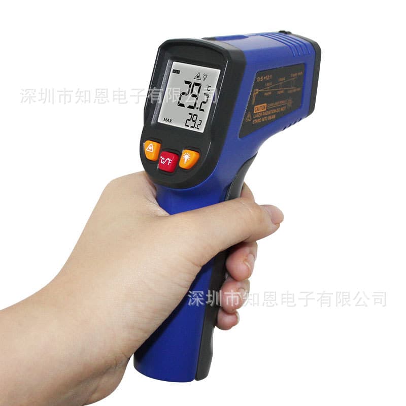 Factory Direct Infrared TS400 Handheld Temperature Gun Industrial Laser Thermometer Kitchen Electronic Thermometer